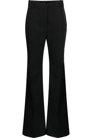 NILI LOTAN Corette virgin-wool flared trousers