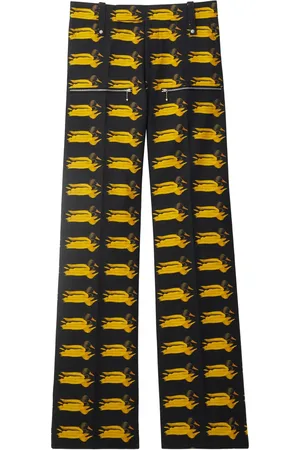 Burberry Duck-print wool trousers