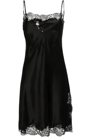 CARINE GILSON Lace-detail silk nightdress