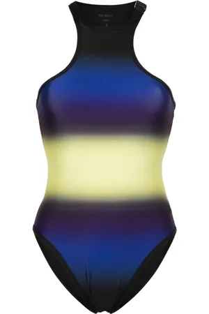 The Attico Ombré-print swimsuit