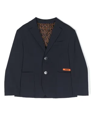 Missoni Logo-patch single-breasted blazer