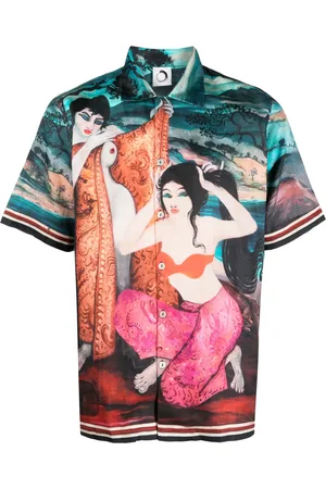 Endless Joy Dua Wanita silk-cotton shirt