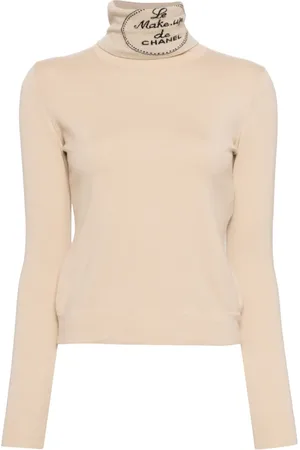 CHANEL 2004 roll-neck jumper