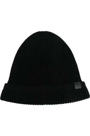 Tom Ford Logo-patch ribbed beanie