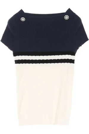 CHANEL 1986-1988 two-tone top