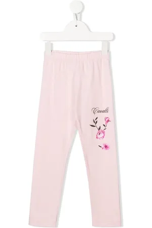 Roberto Cavalli Logo-print stretch leggings