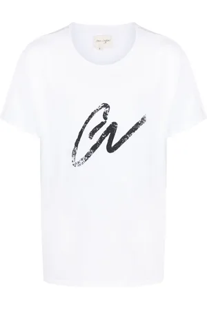GREG LAUREN Logo-print cotton T-shirt