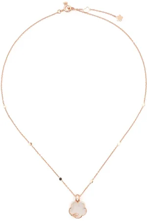 Pasquale Bruni 18K rose gold Petit Joli Lunaire pearl and diamond necklace