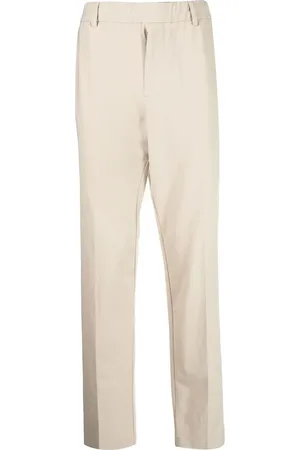 James Perse High-rise straight-leg trousers