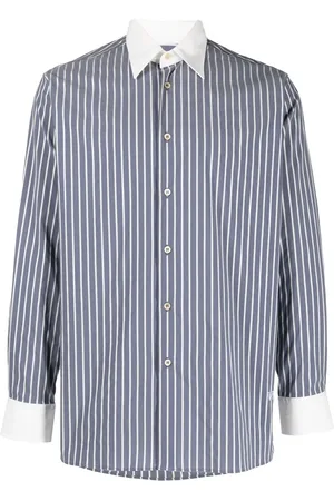 WALES BONNER Striped button-up shirt