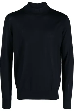 Giorgio Armani Mock-neck virgin wool jumper
