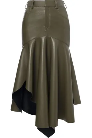 Serafini Panelled fishtail skirt
