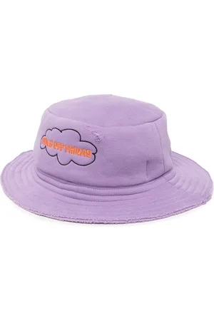 Natasha Zinko Distressed embroidered-slogan hat