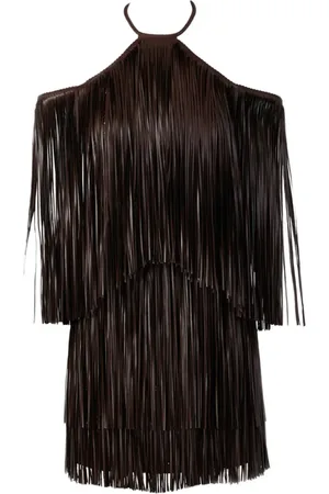 Silvia Tcherassi Vercelli fringed minidress