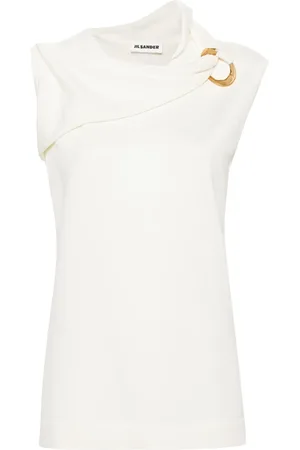 Jil Sander Hardware-detail knitted tank top