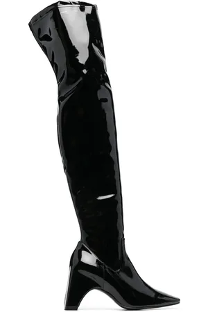 COPERNI Patent thigh-high boots