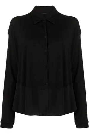 TRANSIT Panelled virgin wool-blend top