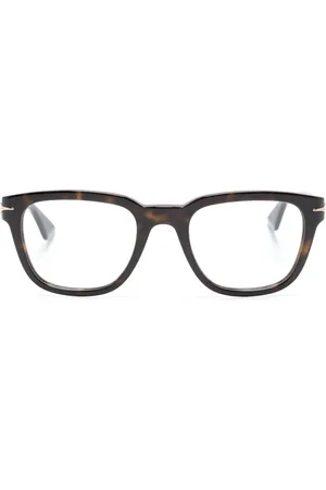 Montblanc Tortoiseshell-effect square-frame glasses