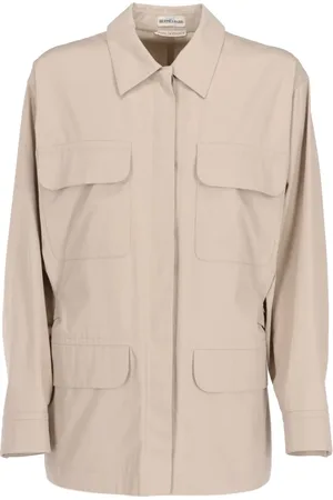 Hermès 1980s multi-pocket cotton shirt