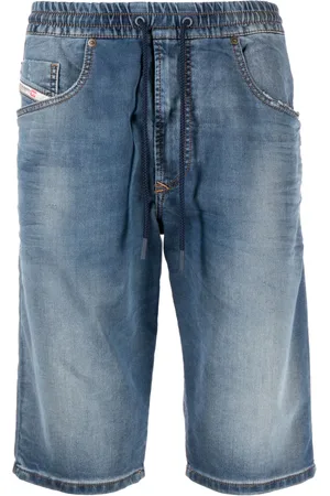 Diesel Elasticated-waist denim shorts
