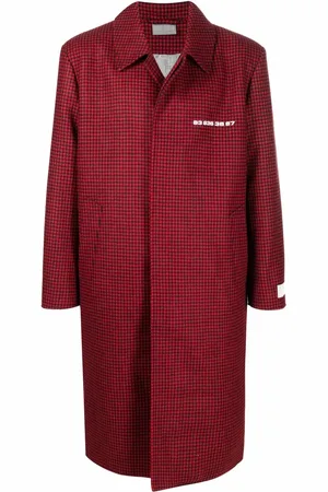 VTMNTS Check-print tailored coat