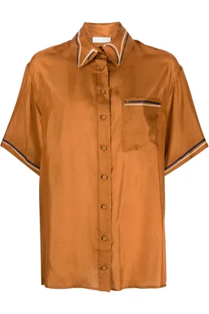 ZIMMERMANN Alight graphic-print silk shirt