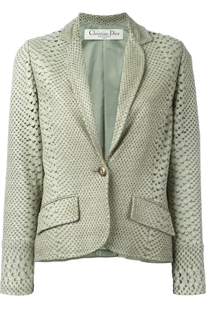 Dior 2000s snakeskin-effect jacket