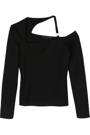 HELIOT EMIL Open-shoulder long-sleeve top