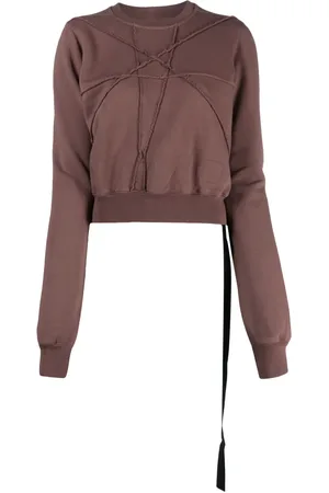 Rick Owens Organic cotton cropped sweatshirt