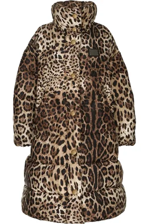 Dolce & Gabbana Leopard-print oversize padded coat