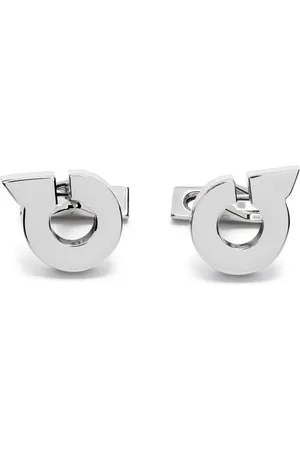 Salvatore Ferragamo Gancini polished cufflinks