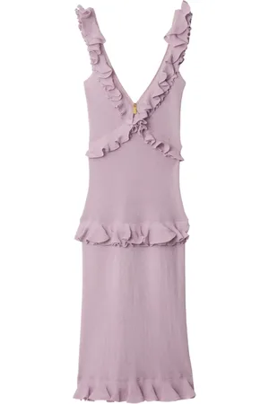 Burberry Silk-blend dress