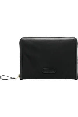 Tom Ford Logo-patch laptop pouch