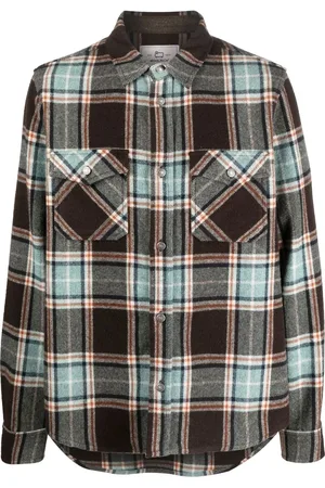 Woolrich Alaskan Melton plaid-check shirt