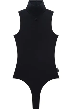Courrèges Techno jersey high-neck bodysuit