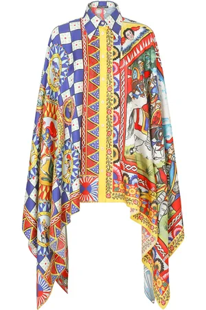 Dolce & Gabbana Carretto-print twill shirt