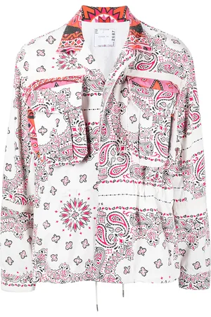 SACAI Paisley-print shirt jacket