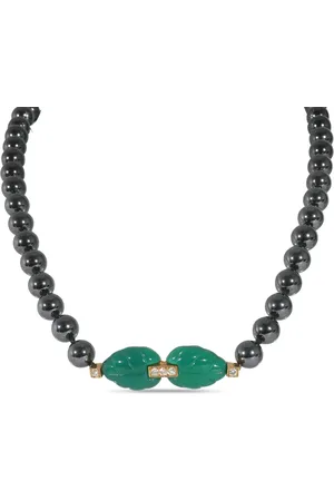 Cartier 18kt yellow gold Patiala hematite necklace