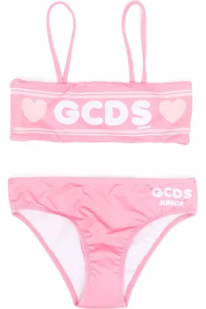 GCDS Heart-print two-piece bikini