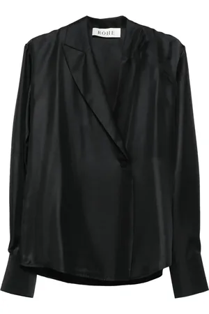 Rohe Asymmetric-lapels blouse