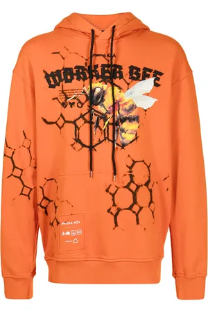 MAUNA KEA Workers Bee print hoodie