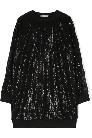Michael Kors Logo-embellished side-panels sequin dress