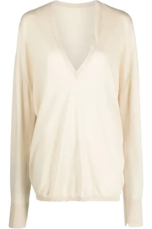 Quira V-neck virgin-wool jumper