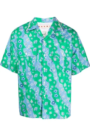 Marni Floral-print short-sleeved shirt