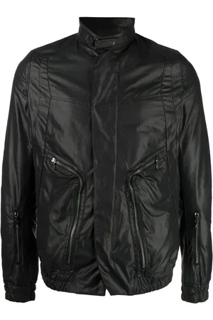 JULIUS Zip-pockets bomber jacket