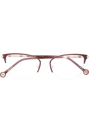 Carolina Herrera Semi-rimless cat-eye glasses