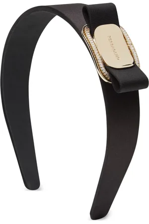 Salvatore Ferragamo Logo engraved headband