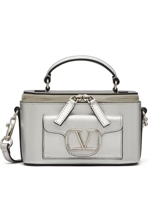 VALENTINO GARAVANI Mini Locò metallic handbag