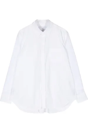 Fumito Ganryu Pleated-back cotton-blend shirt