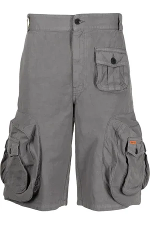 Heron Preston Cotton-blend cargo shorts